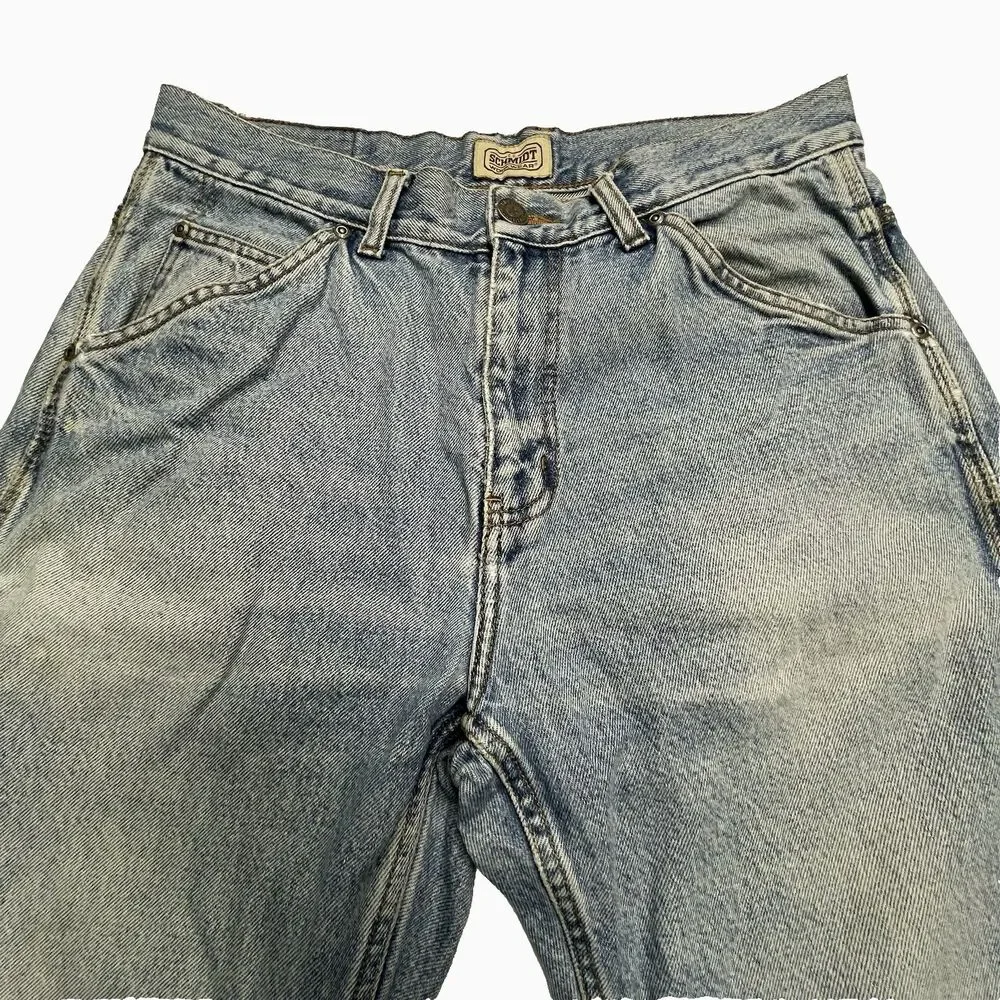 CE Schmidt Workwear Carpenter Pants Men's 34x32 Denim Blue Jeans Utility Loop